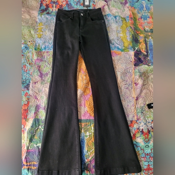 Risen Black Flare Women Jeans, Size 3, NWT - Picture 1 of 5